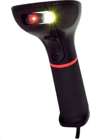 Virtuos Virtuos Handheld Scanner Wired with 2D and QR Barcode Reading Capability
