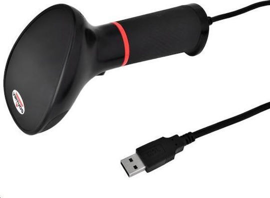 Virtuos Virtuos Handheld Scanner Wired with 2D and QR Barcode Reading Capability