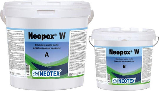 Neopox Neopox W Ελαφρώς Σατινέ Εποξειδικό 2 Συστατικών Χαμηλές Εκπομπές Οσμής Set 6kg Λευκό Rar 9010