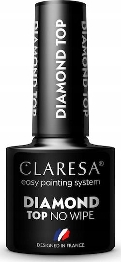 Claresa Claresa No Wipe Top/Base Mäntel für UV/LED Halbmatt 5ml Diamond