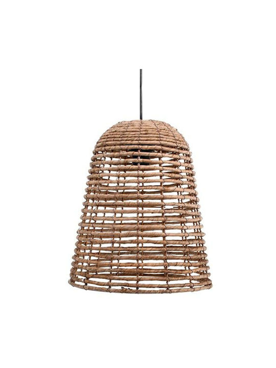 Fylliana Adjustable Pendant Light Brown Boho with Socket E27 30x37cm