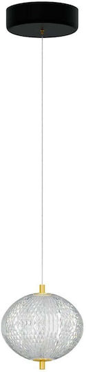 Alphab2b Pendant Light Gold 15x15x120cm