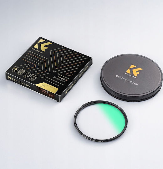 K&F Concept Филтър UV с Диаметър 58mm с Покритие MRC (Устойчиво на Надраскване) за Фотообективи