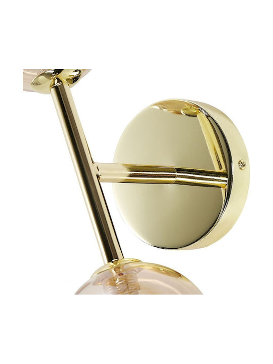 Beliani Leuchte Wand Gold