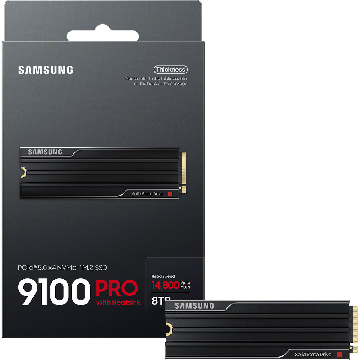Samsung 9100 PRO SSD 8TB M.2 NVMe PCI Express 5.0