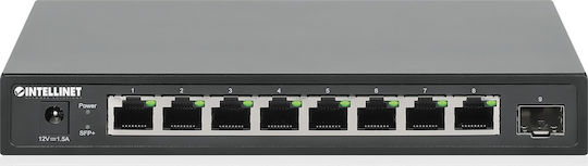 Intellinet 562096 L2 Switch mit 8 Ports Ethernet und 1 SFP Port