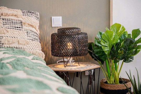 A-S Liby Decorative Lamp with Socket for Bulb E27 Black