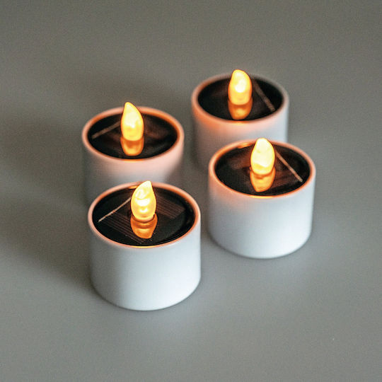 Декоративна лампа Realpower Led Solar Tealight Stl-4 4 броя