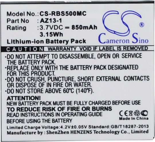 Cameron Sino SB7527 Charger for Xiaomi / Yi / XiaoYi / Universal