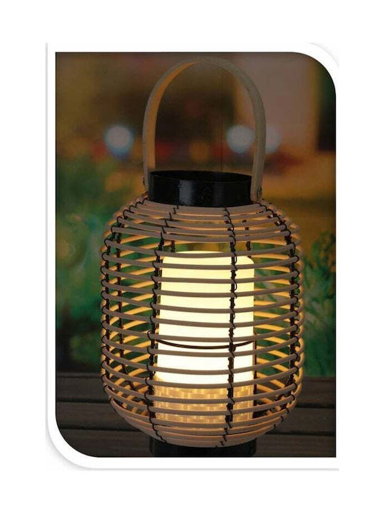 Home&Styling Collection Διακοσμητικό Φωτιστικό LED Θερμό Λευκό Φαναράκι 18εκ.
