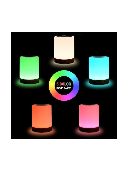 Techly Διακοσμητικό Φωτιστικό LED RGB 9x9εκ.