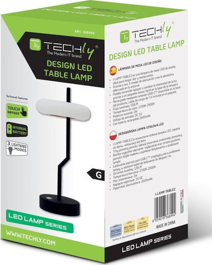 Techly Lustră Decorativă Negru