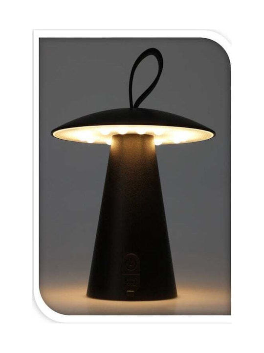 Home&Styling Collection Διακοσμητικό Φωτιστικό LED Μανιτάρι 15x17εκ.