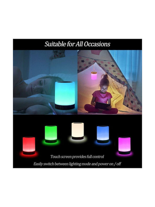 Techly Διακοσμητικό Φωτιστικό LED RGB 9x9εκ.