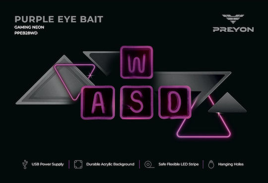 Preyon Neon Διακοσμητικό Φωτιστικό LED 40x12εκ.