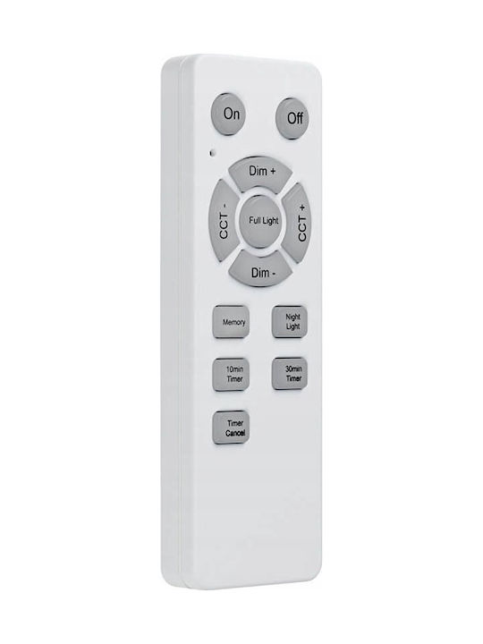 Ledvance Orbis Deckenleuchte 31cm Silber mit Integrierter LED und Fernbedienung