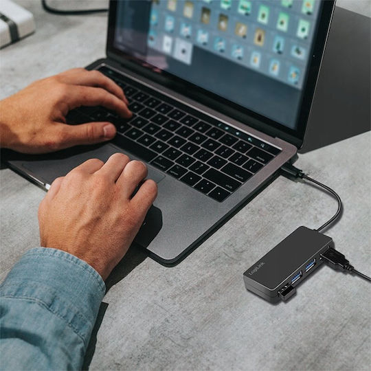 LogiLink Hub 4 Θυρών USB 3.2 με σύνδεση USB-A