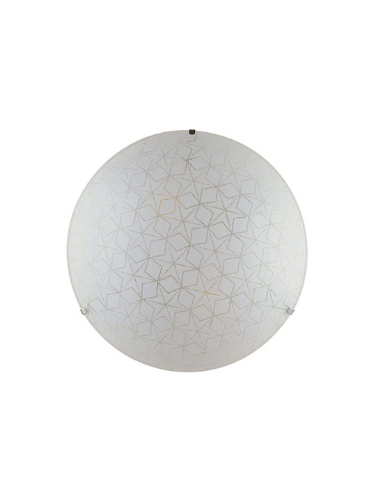 Fan Europe Fan Europe Mount Ceiling Light 30cm Transparent with E27 Lamp Adapter