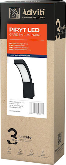 Adviti Wall-Mounted Outdoor Light LED 10W Adviti Wall-Mounted Outdoor Light LED 10W