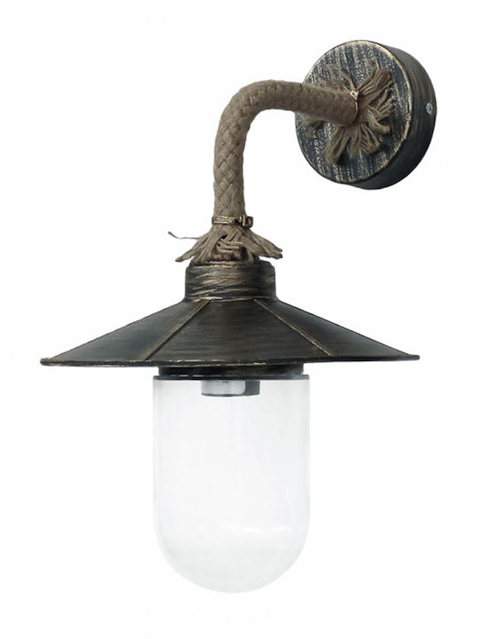 Heronia SLP-651AP Wall-Mounted Outdoor Hat Light E27 IP44 5x30x37.5εκ.