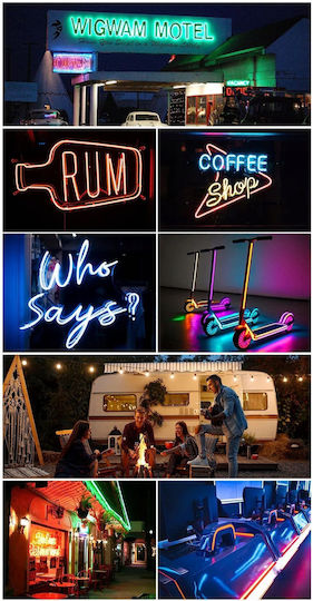 Vention Wasserfeste Smart LED-Streifen Wi-Fi RGB Licht 2m Neon-Flex