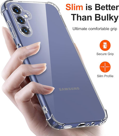 Techsuit Shockproof Clear Umschlag Rückseite Silikon Transparent (Galaxy S10 Lite)