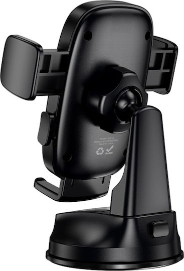 Borofone Car Mobile Mount 4.5" - 7" with Adjustable Hooks Black