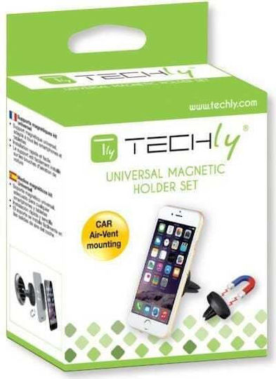 Techly Auto Handyhalterung mit Magnet Schwarz