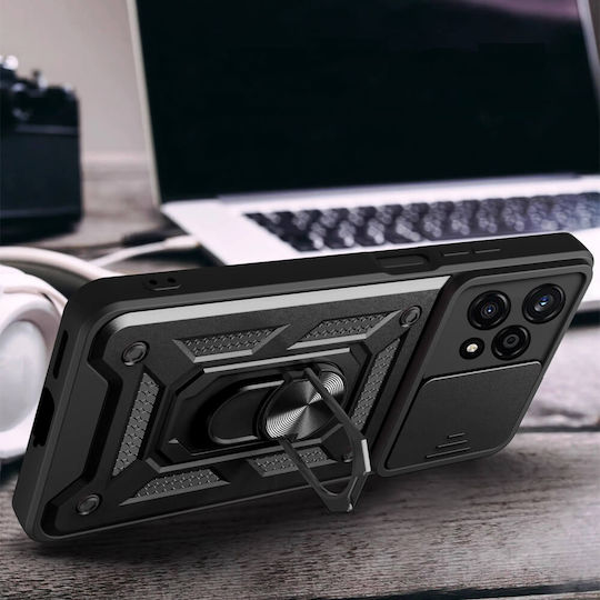 Techsuit Camshield Series Back Cover Silicon Albastru (Honor 400 Pro)