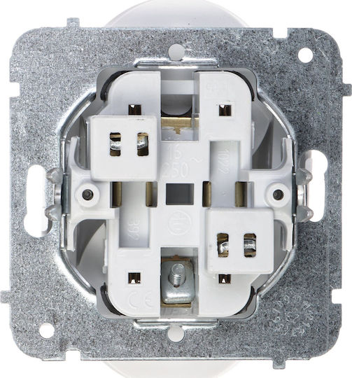 Elektro Plast Power Socket White 1pcs