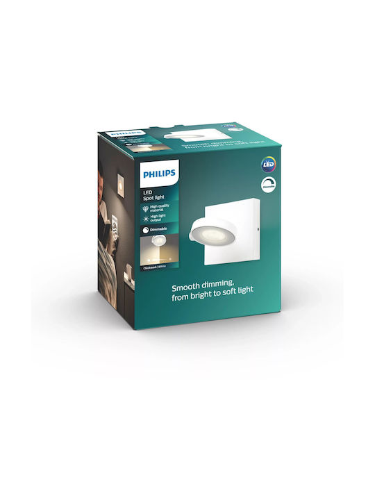 Philips 53170/31/16 Single LED Warm White Spot in White Color