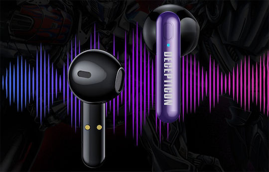 The Transformers TF-T03 In-ear Bluetooth Handsfree Ακουστικά με Θήκη Φόρτισης Bumblebee Garage