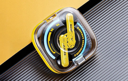 The Transformers TF-T03 In-ear Bluetooth Handsfree Ακουστικά με Θήκη Φόρτισης Bumblebee Garage
