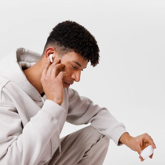 Teufel Airy TWS 2 In-ear Bluetooth Handsfree Ακουστικά με Αντοχή στον Ιδρώτα και Θήκη Φόρτισης Λευκά
