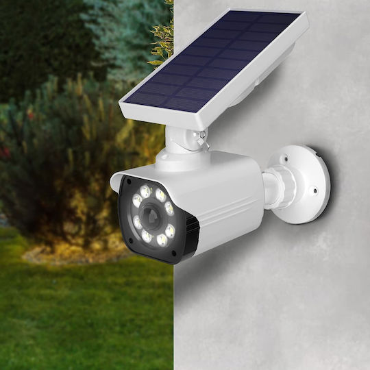 CE ‘RI Solar Light 5W 800lm Red with Motion Sensor and Photocell IP66 85cmx85cmx125cmcm