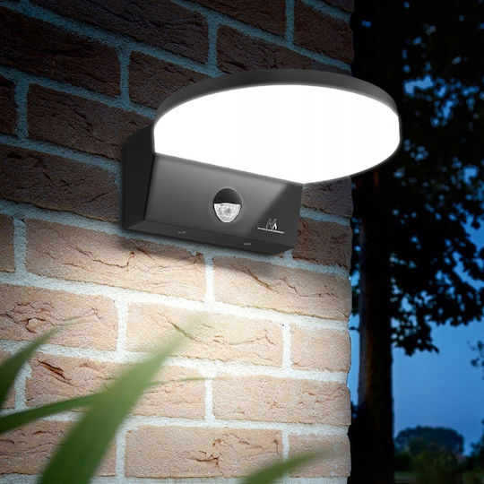 Maclean Energy Wasserdicht LED Flutlicht 15W Natürliches Weiß 4000K mit Bewegungssensor IP65