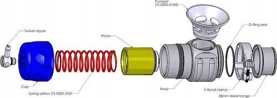 Turbosmart Bov Supersonic Universal Αντάπτορας Αυτοκινήτου