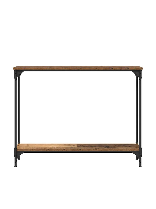 Wooden Console Table Old Wood L95xW22.5xH75cm