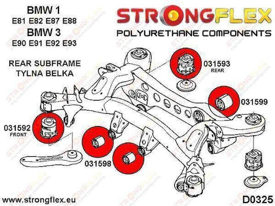 Strongflex Bushes for BMW Series 1 031598A
