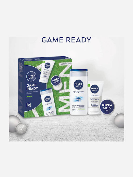 Nivea Ready Σετ Περιποίησης για Ενυδάτωση, Καθαρισμό Προσώπου & Καθαρισμό Σώματος 3τμχ