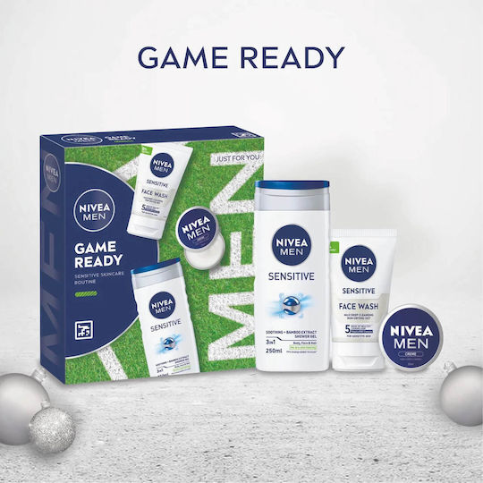 Nivea Ready Σετ Περιποίησης για Ενυδάτωση, Καθαρισμό Προσώπου & Καθαρισμό Σώματος 3τμχ