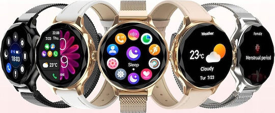 Noise Diva Smartwatch με Παλμογράφο (Ροζ Χρυσό)