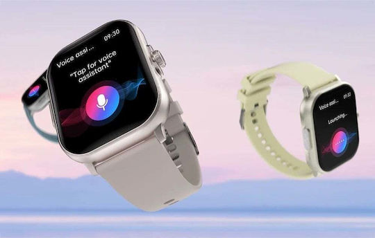 Colmi C63 Aluminium Smartwatch με Παλμογράφο (Κίτρινο)