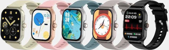 Colmi C63 Aluminium Smartwatch με Παλμογράφο (Κίτρινο)