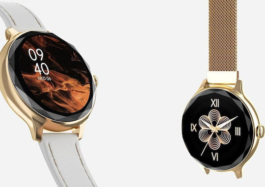 Noise Diva Smartwatch με Παλμογράφο (Χρυσό)