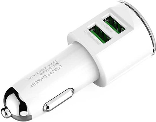Ldnio Dl-c29 Car Charger Micro-USB Cable 2 USB Ports 12/24V
