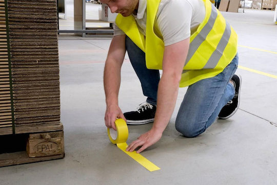 Durable Ταινία Σήμανσης σε Κίτρινο Χρώμα