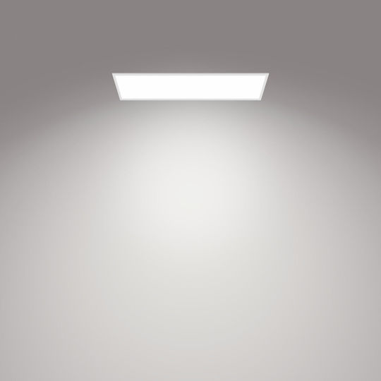 Philips Rectangular Recessed LED Panel 36W with Natural White Light 4000K 120x30cm