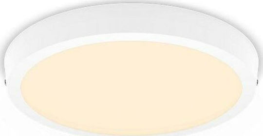 Philips Magneos Στρογγυλό Εξωτερικό LED Panel 20W με Θερμό Λευκό Φως 2700K 28.6εκ.