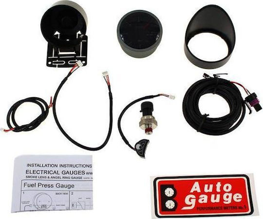 Auto Gauge Car Clock and Fuel Pressure Analog Instrument 60mm